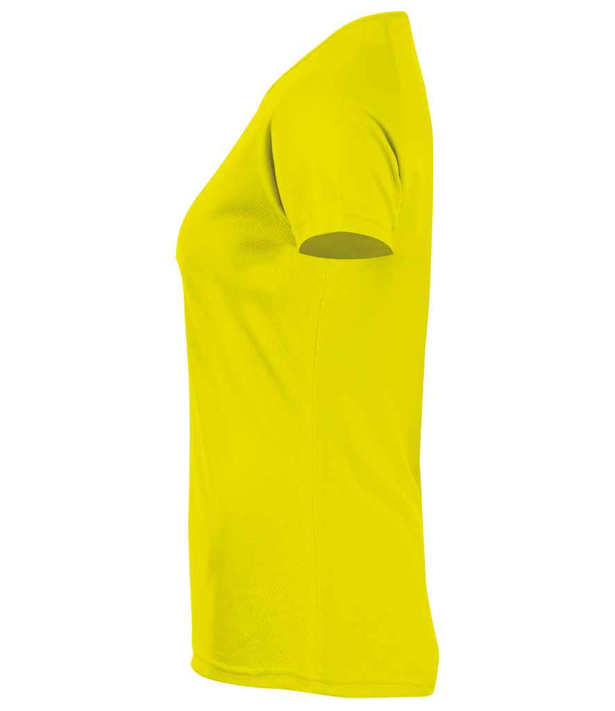 SOL'S Ladies Sporty Performance T-Shirt | Neon Yellow