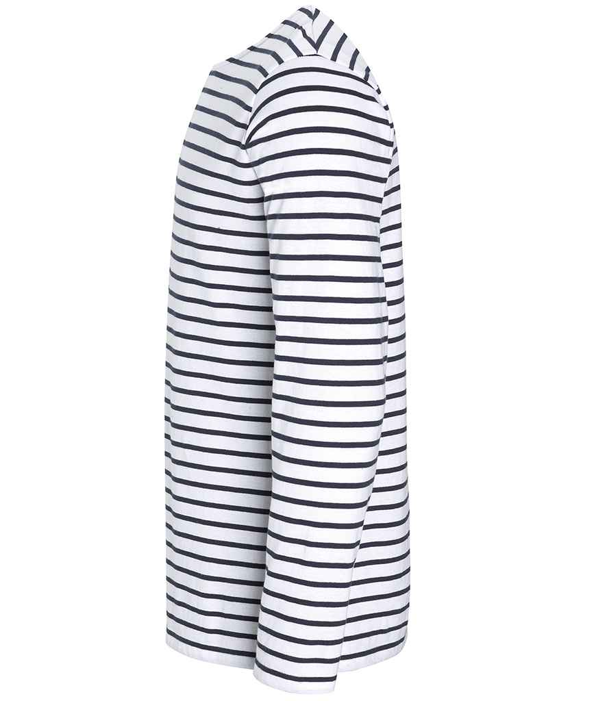 SOL'S Marine Long Sleeve Striped T-Shirt | White/Navy