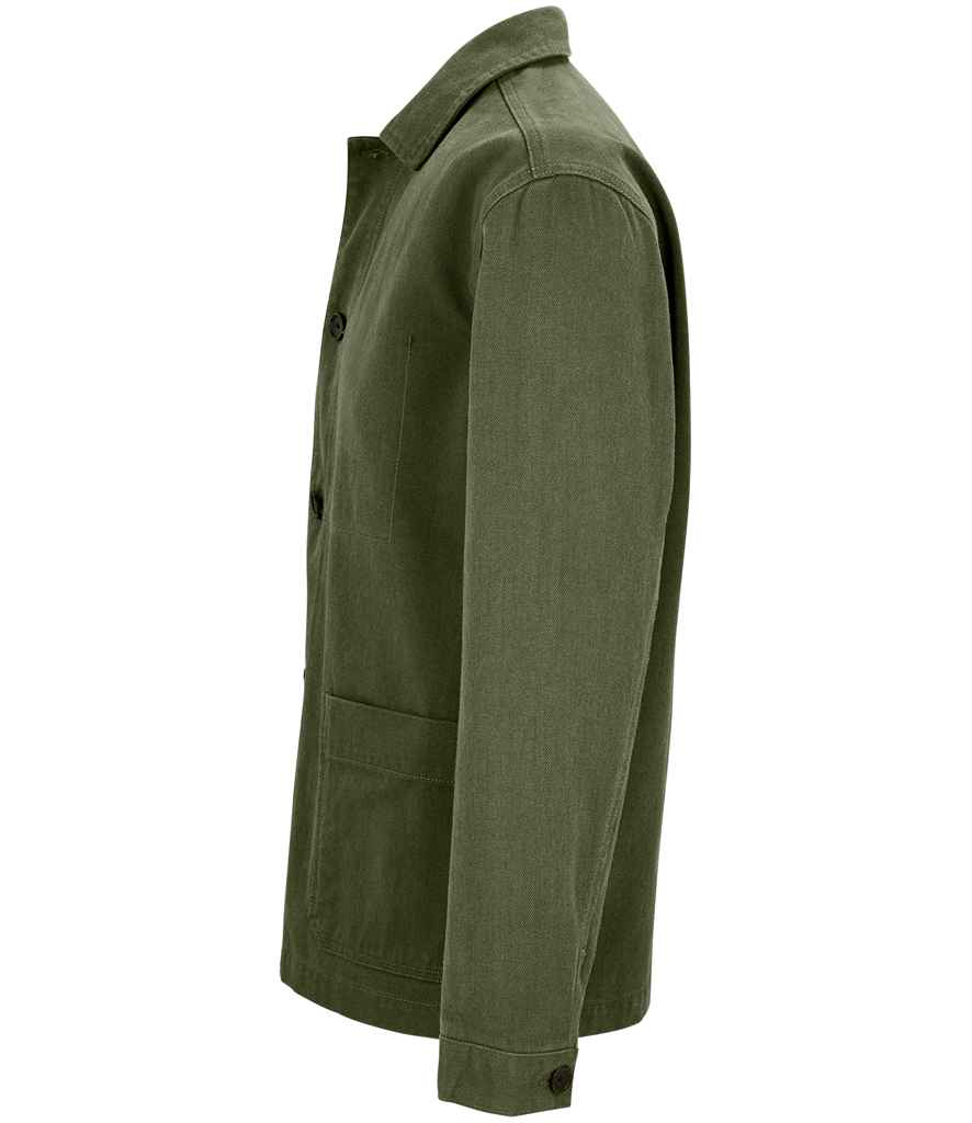 NEOBLU Mael Workwear Utility Jacket | Deep Khaki