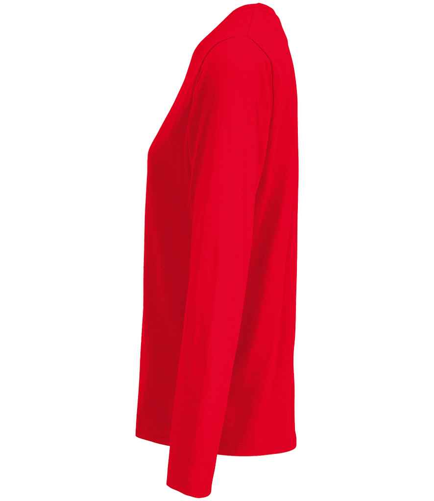 SOL'S Ladies Monarch Long Sleeve T-Shirt | Red