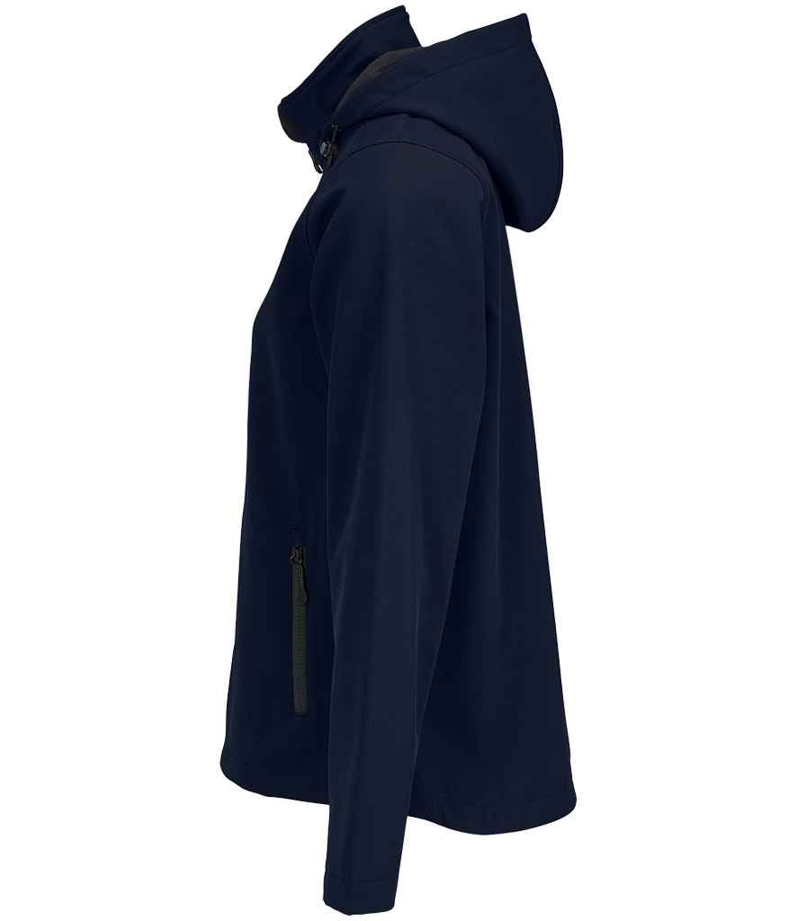 SOL'S Ladies Race Hooded Soft Shell Jacket | French Navy