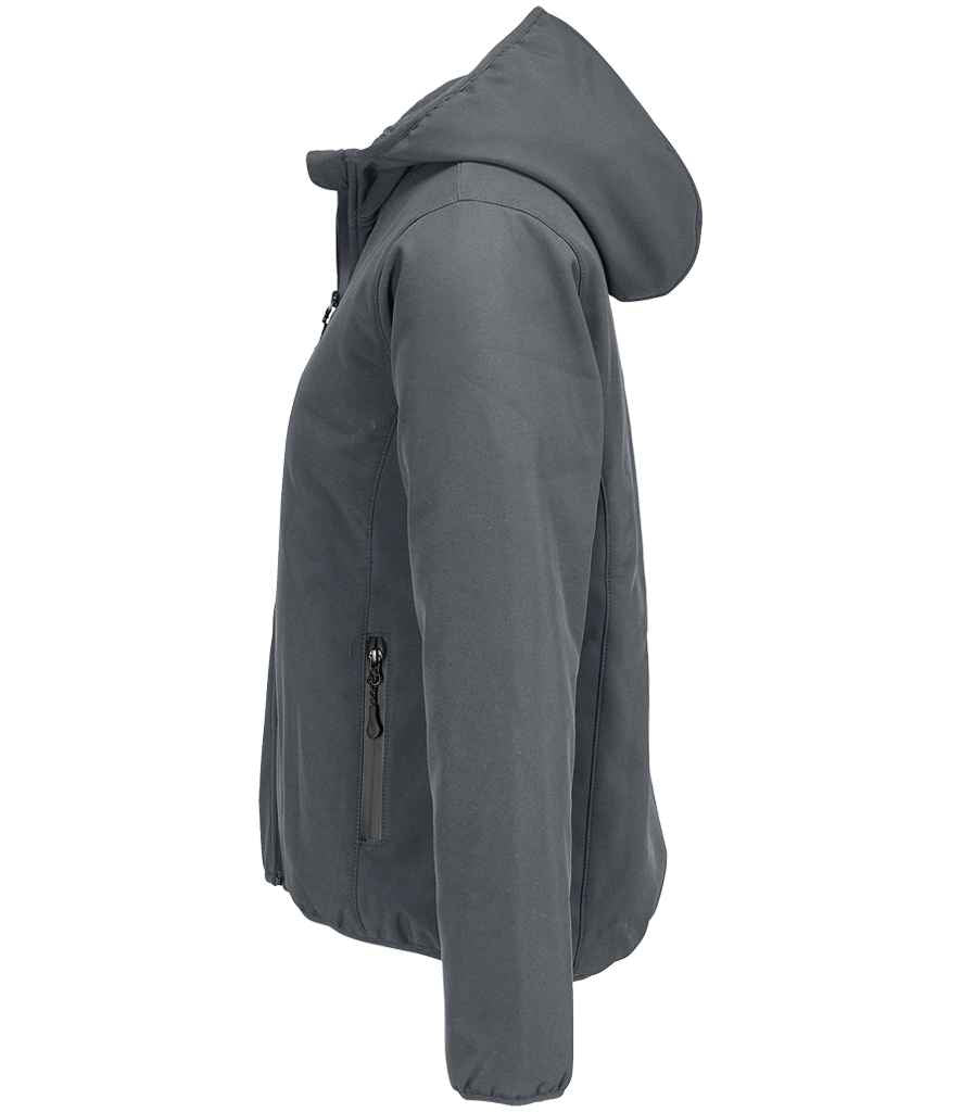 SOL'S Ladies Falcon Padded Soft Shell Jacket | Charcoal