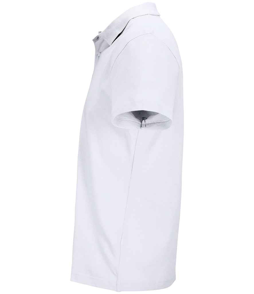 SOL'S Unisex Pulse Twin Piqué Polo Shirt | White