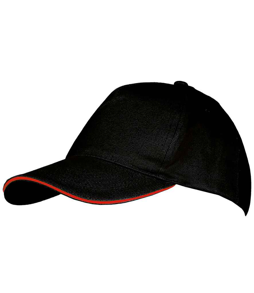 SOL'S Long Beach Cap | Black/Red