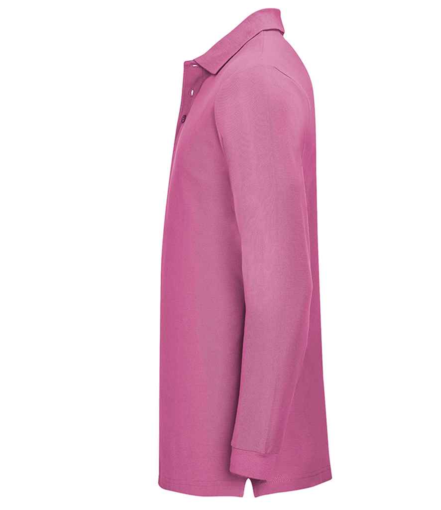 SOL'S Winter II Long Sleeve Cotton Piqué Polo Shirt | Flash Pink