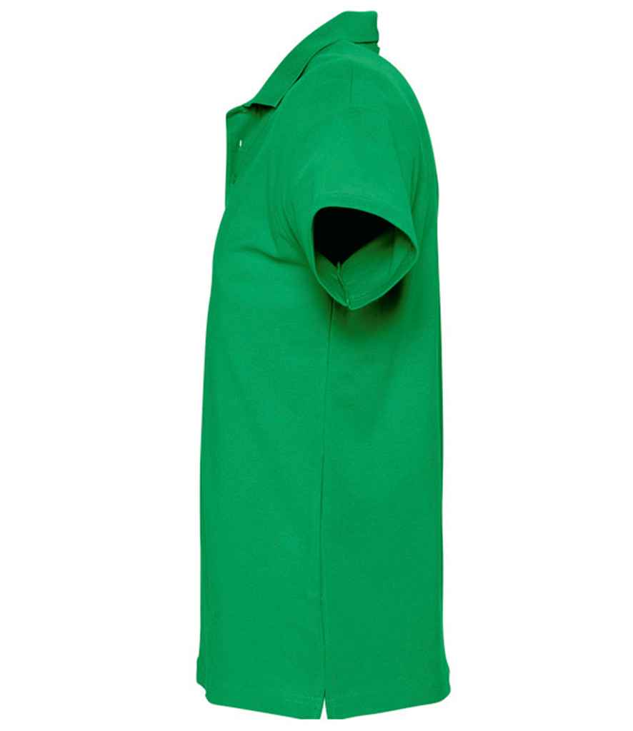 SOL'S Spring II Heavy Cotton Piqué Polo Shirt | Kelly Green