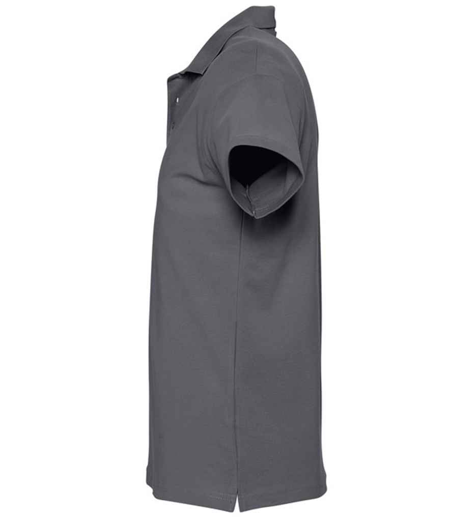 SOL'S Spring II Heavy Cotton Piqué Polo Shirt | Mouse Grey