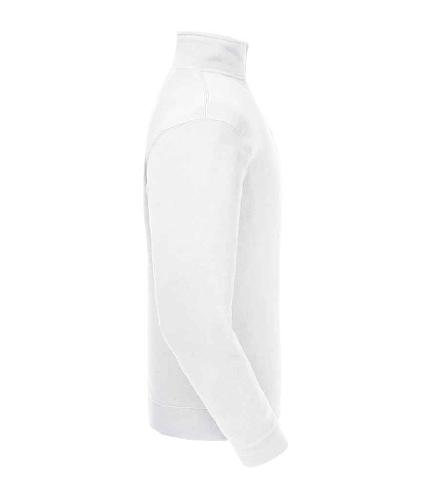 Russell Authentic Zip Neck Sweatshirt | White