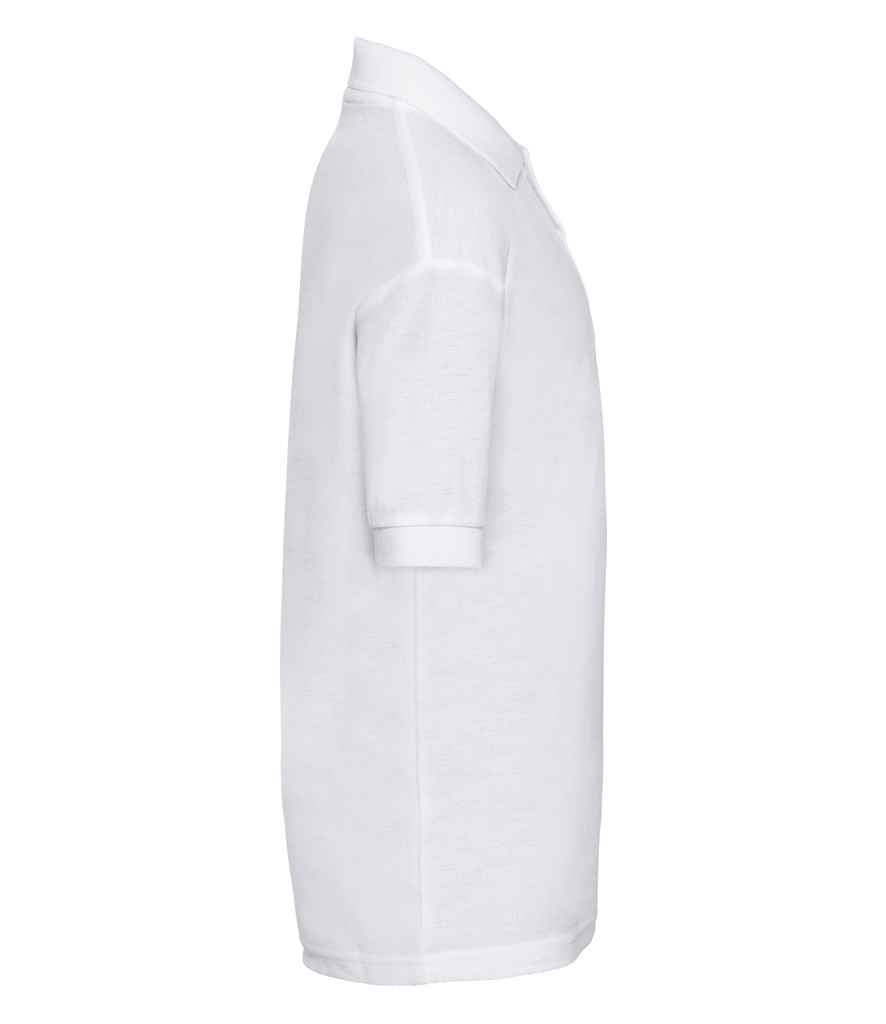 Russell Schoolgear Kids Poly/Cotton Piqué Polo Shirt | White
