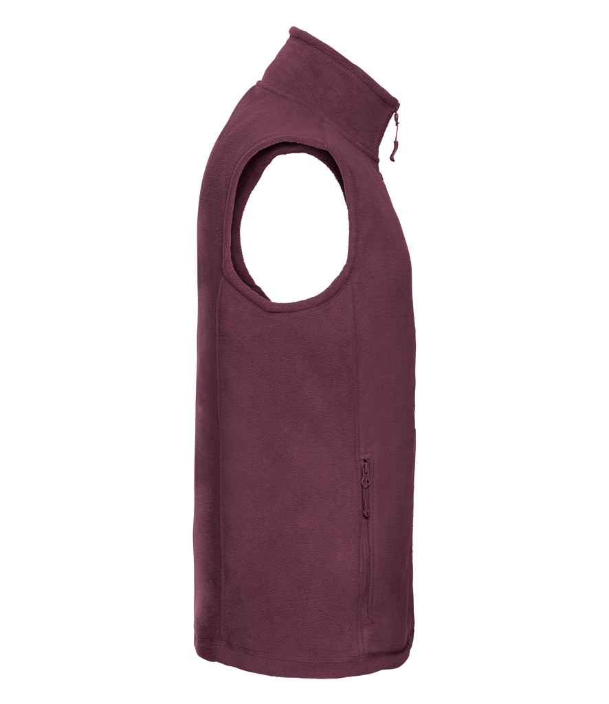 Russell Outdoor Fleece Gilet | Burgundy