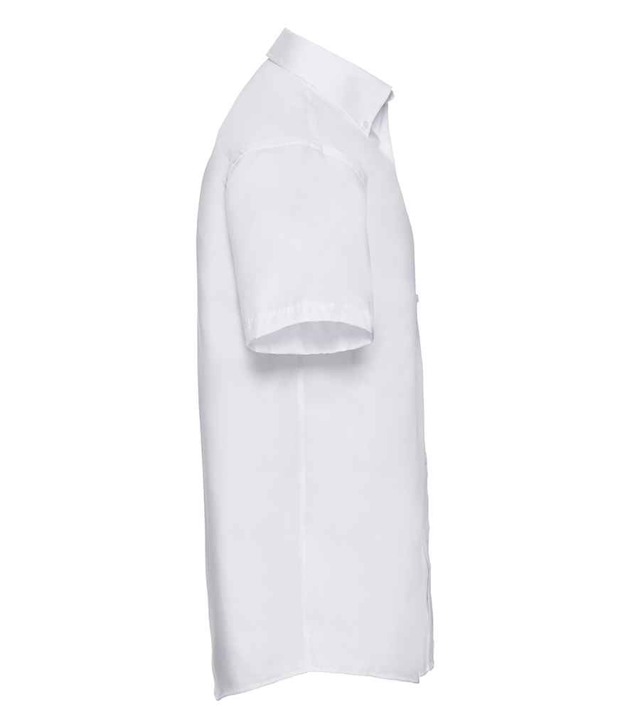 Russell Collection Short Sleeve Ultimate Non-Iron Shirt | White
