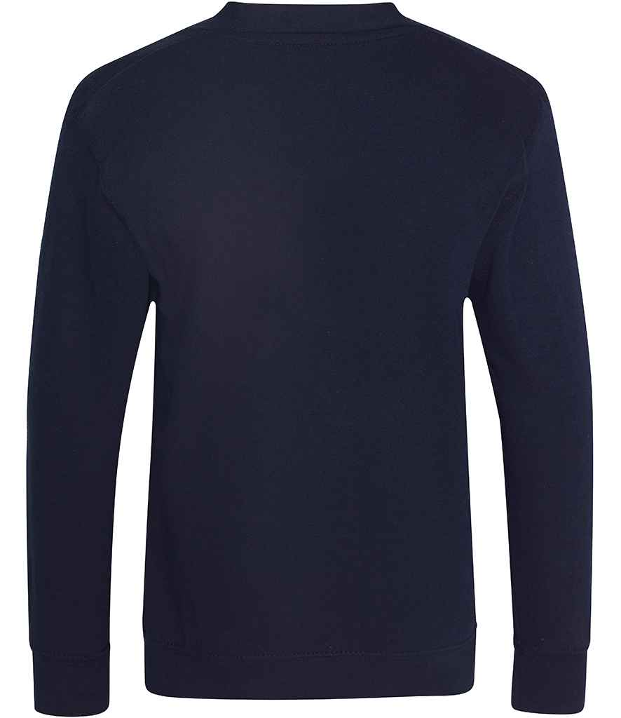 AWDis Academy Kids Sweat Cardigan | Navy