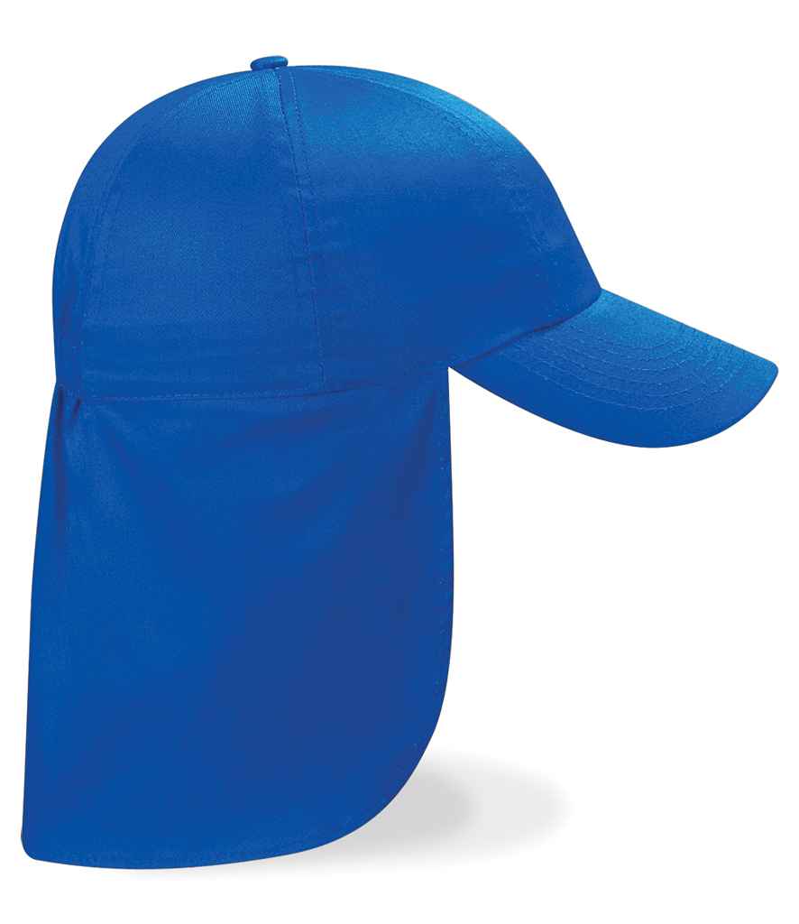 Beechfield Kids Legionnaire Style Cap | Bright Royal