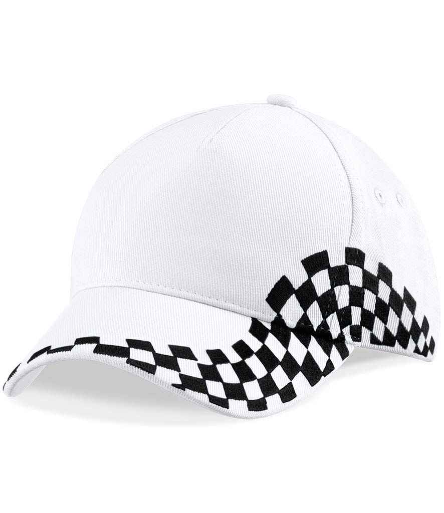 Beechfield Grand Prix Cap | White