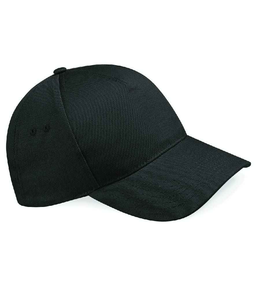 Beechfield Ultimate 5 Panel Cap | Black