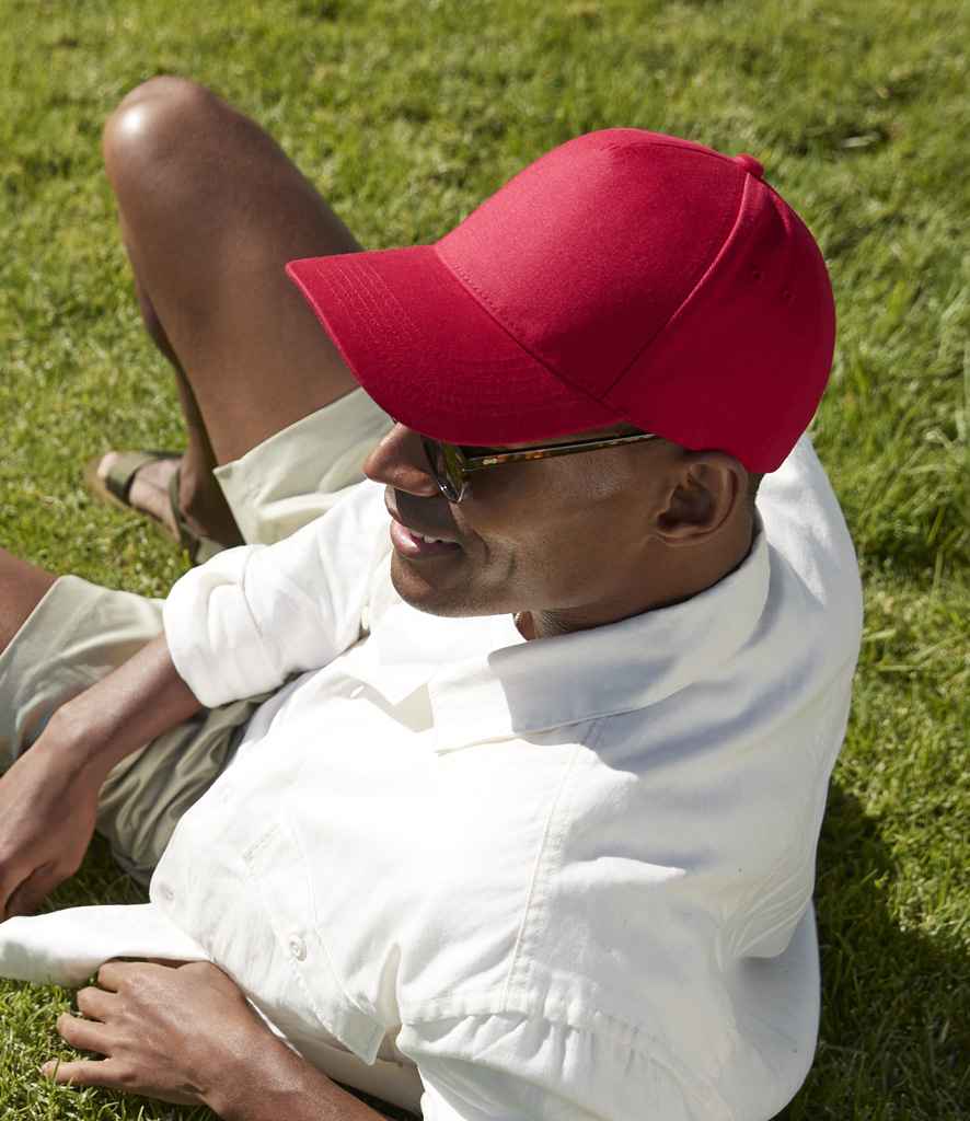 Beechfield Ultimate 5 Panel Cap | Classic Red