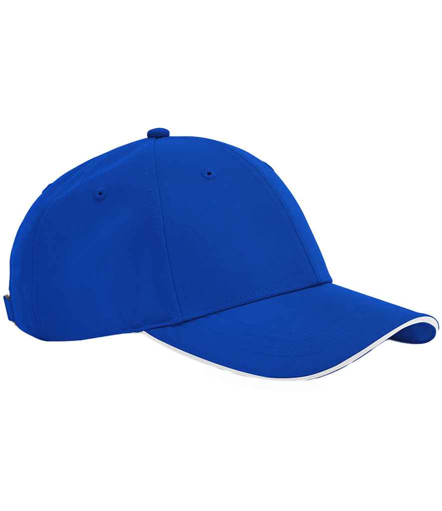 Beechfield Team Sports-Tech Cap | Bright Royal/White