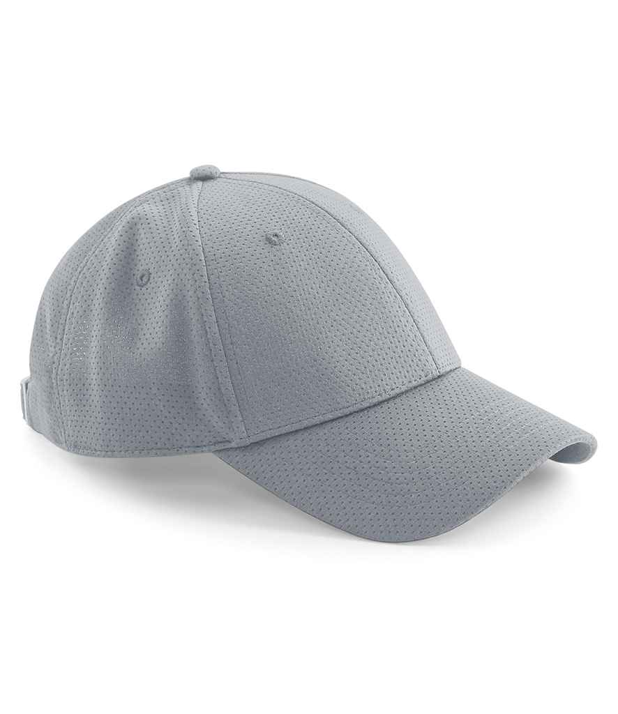 Beechfield Air Mesh 6 Panel Cap | Light Grey