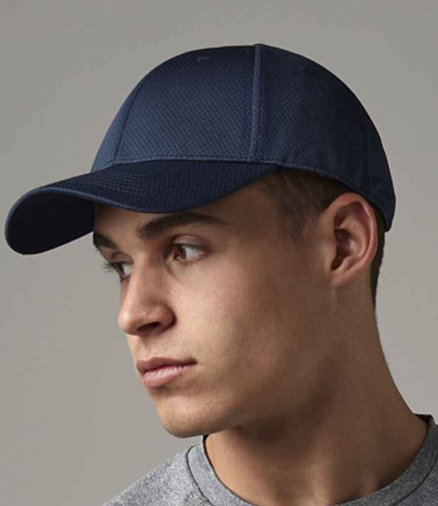 Beechfield Air Mesh 6 Panel Cap | Navy