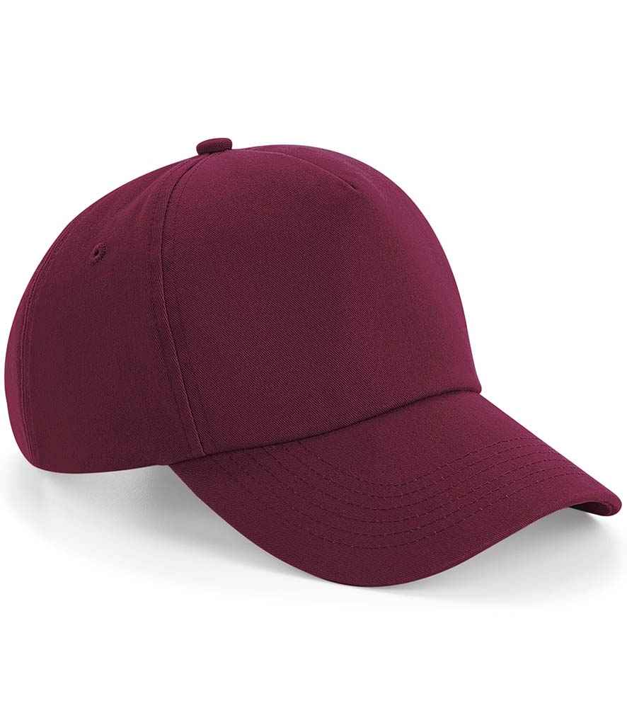 Beechfield Authentic 5 Panel Cap | Burgundy