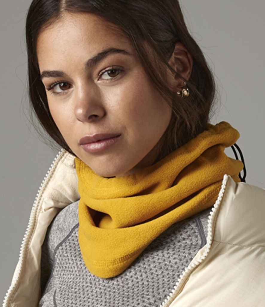 Beechfield Recycled Fleece Snood | Mustard