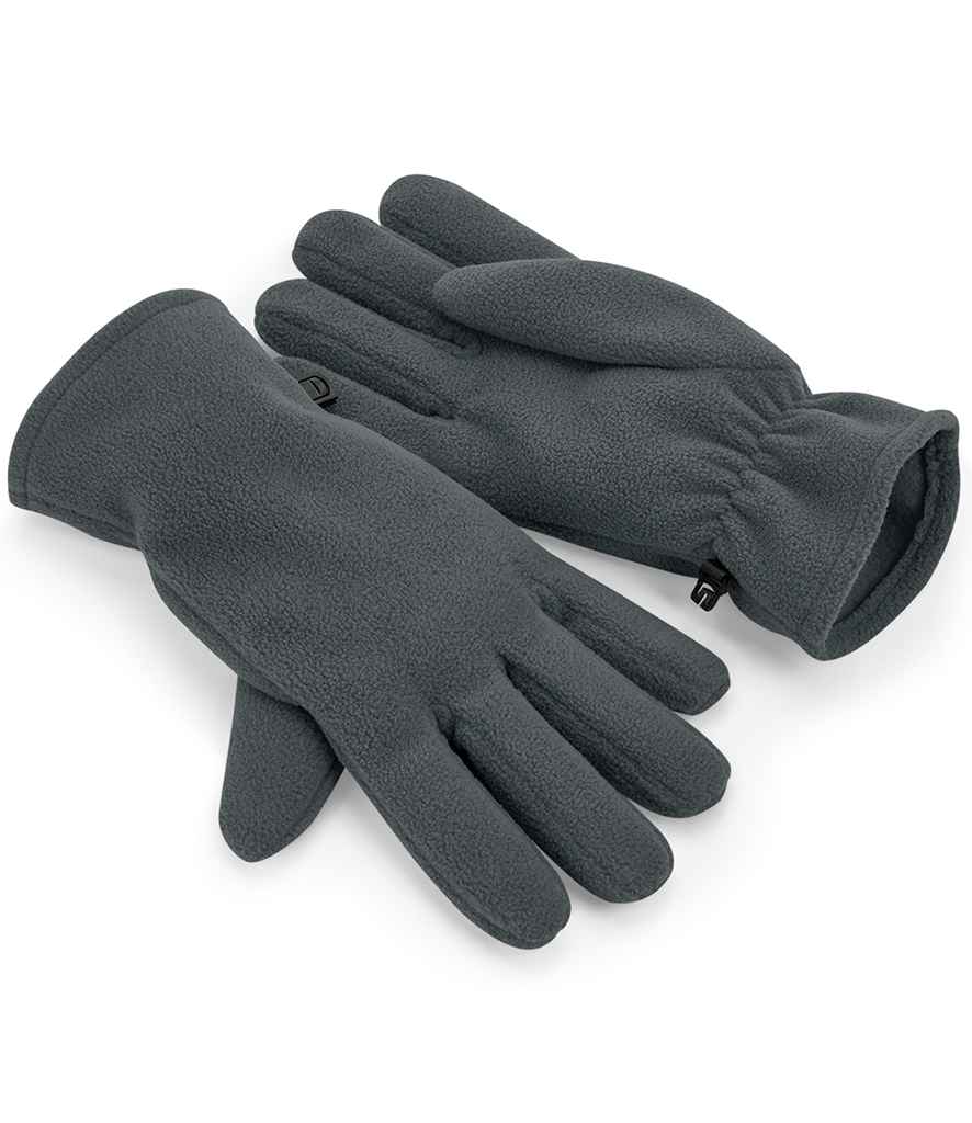 Beechfield Recycled Fleece Gloves | Steel Grey