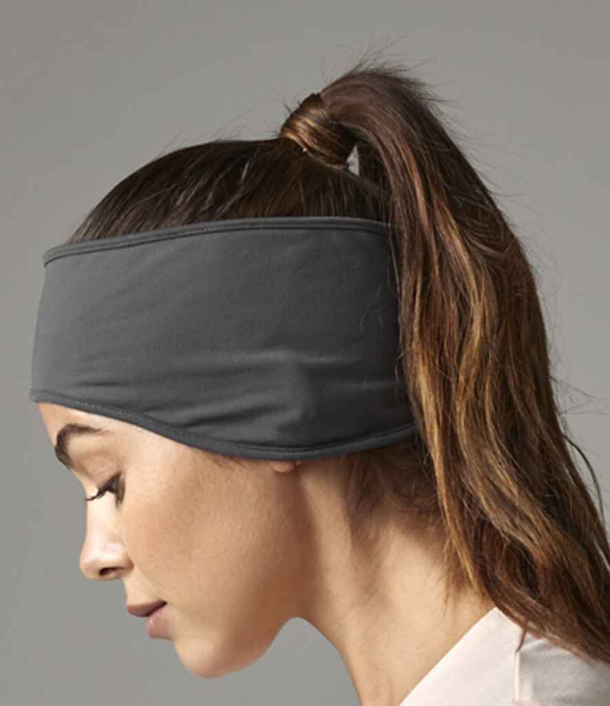 Beechfield Sports Tech Soft Shell Headband | Graphite Grey