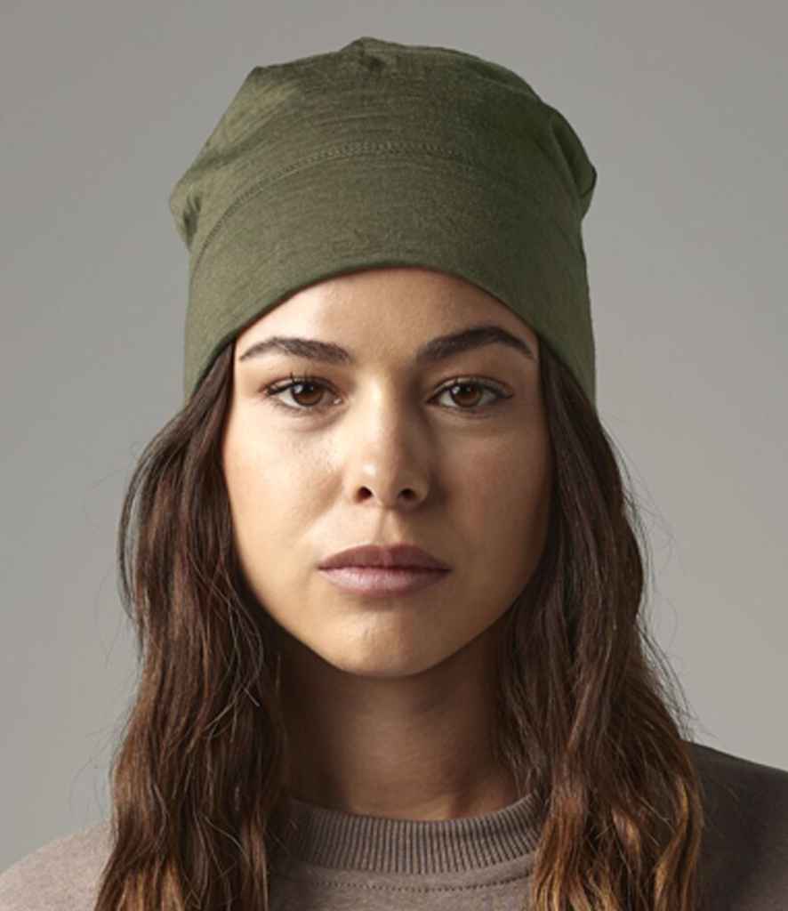 Beechfield Merino Beanie | Military Green