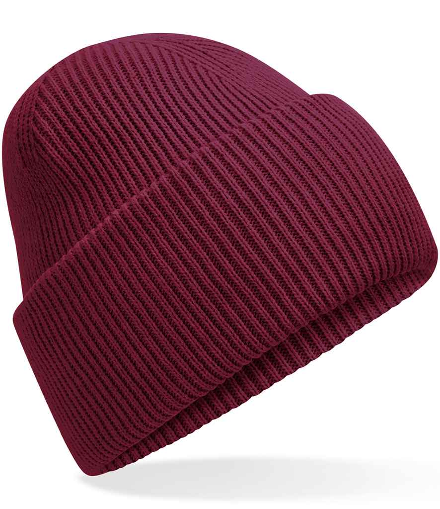 Beechfield Classic Engineered Deep Cuffed Beanie | Burgundy