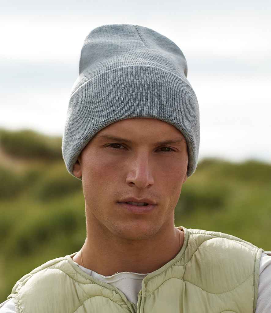 Beechfield Original Recycled Deep Cuffed Beanie | Ash