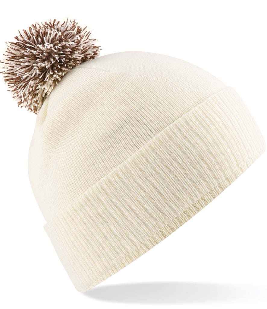 Beechfield Snowstar® Beanie | Off White/Mocha