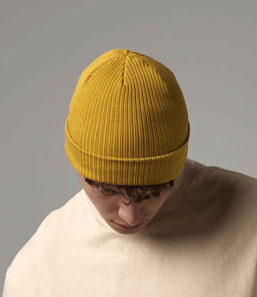 Beechfield Organic Cotton Beanie | Mustard