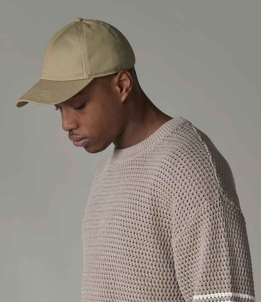Beechfield Organic Cotton 6 Panel Cap | Desert Sand