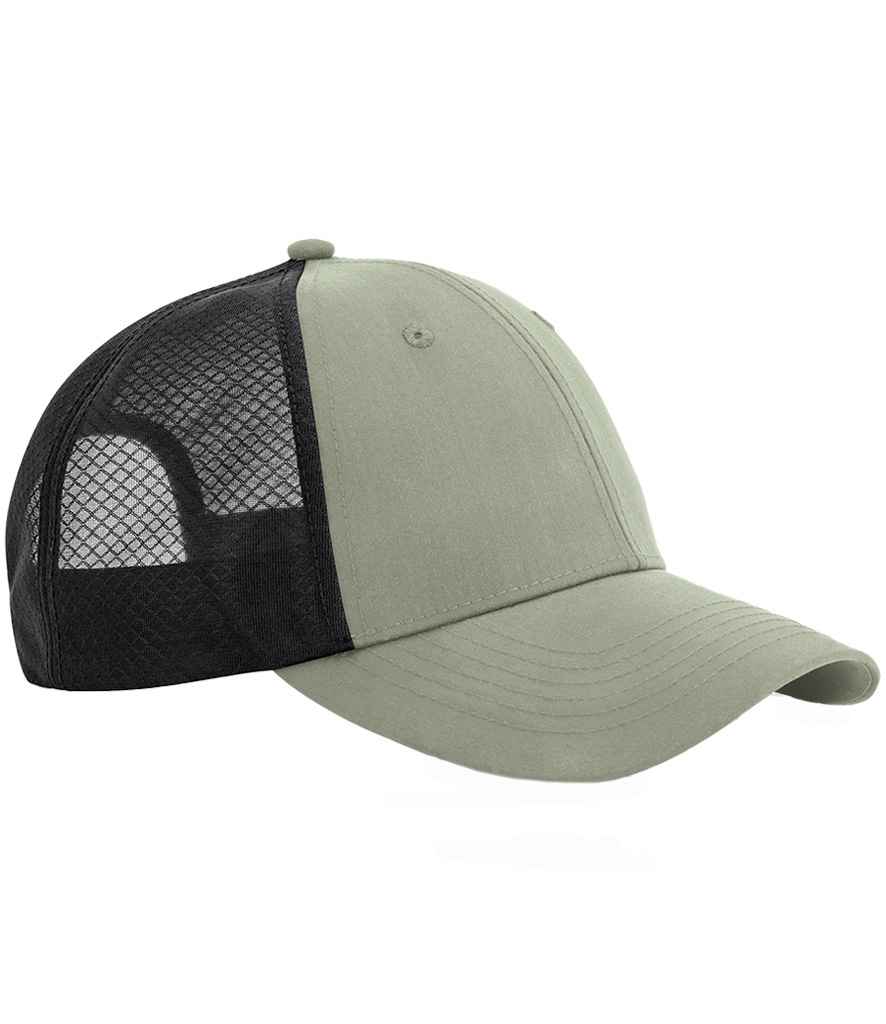 Beechfield Technical Mesh Trucker Cap | Fresh Green/Black