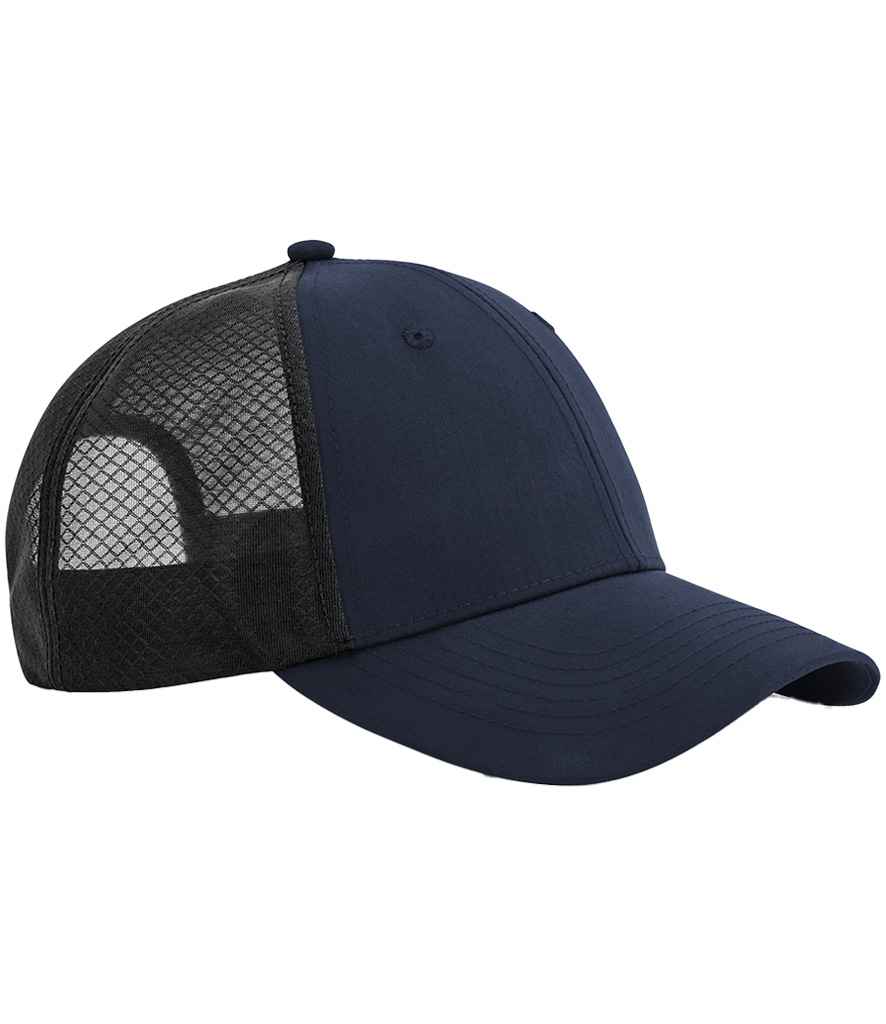 Beechfield Technical Mesh Trucker Cap | Navy/Black