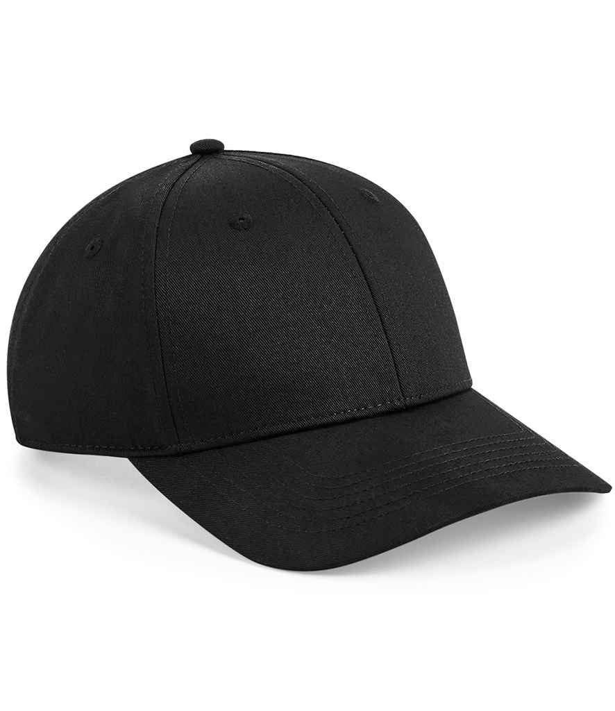 Beechfield Urbanwear 6 Panel Snapback Cap | Black