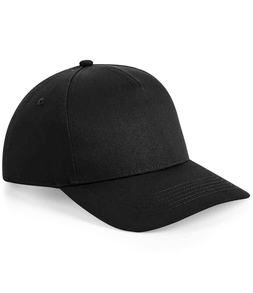 Beechfield Urbanwear 5 Panel Snapback Cap | Black