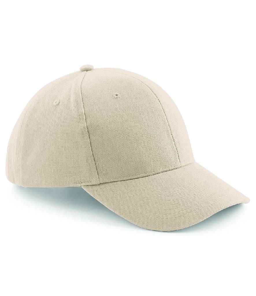 Beechfield Pro-Style Heavy Brushed Cotton Cap | Stone