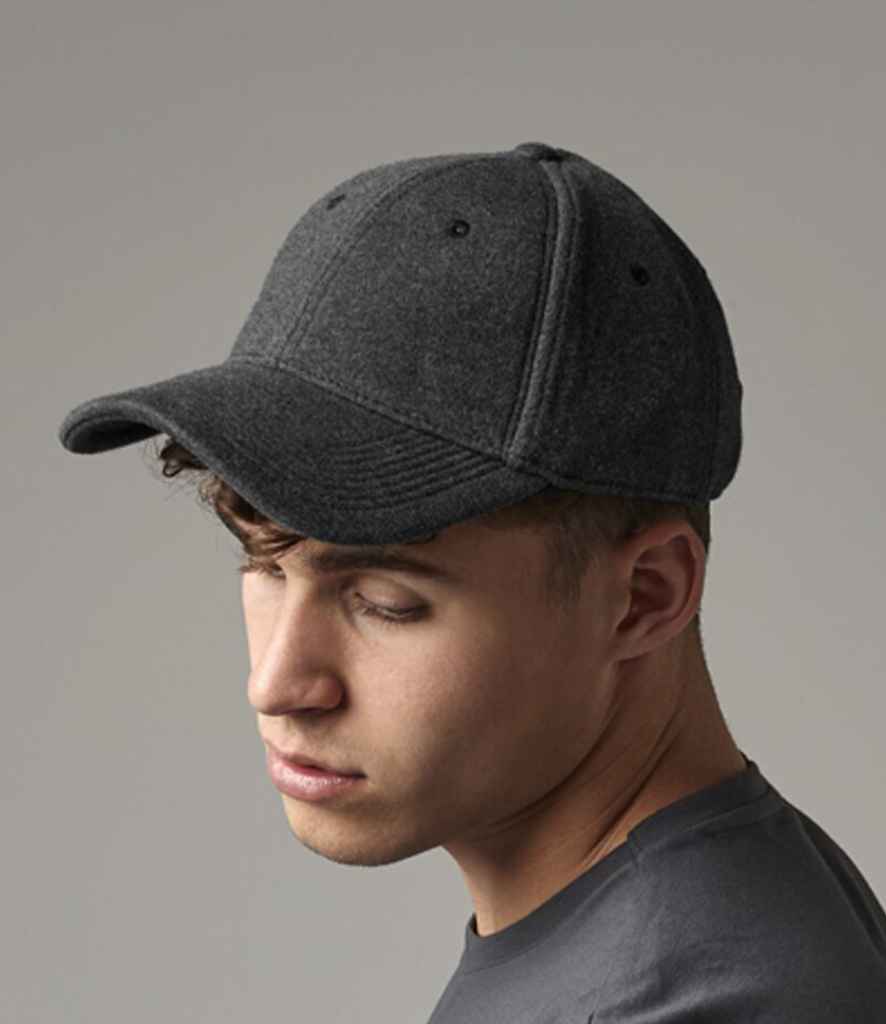 Beechfield Jersey Athleisure Baseball Cap | Heather Graphite