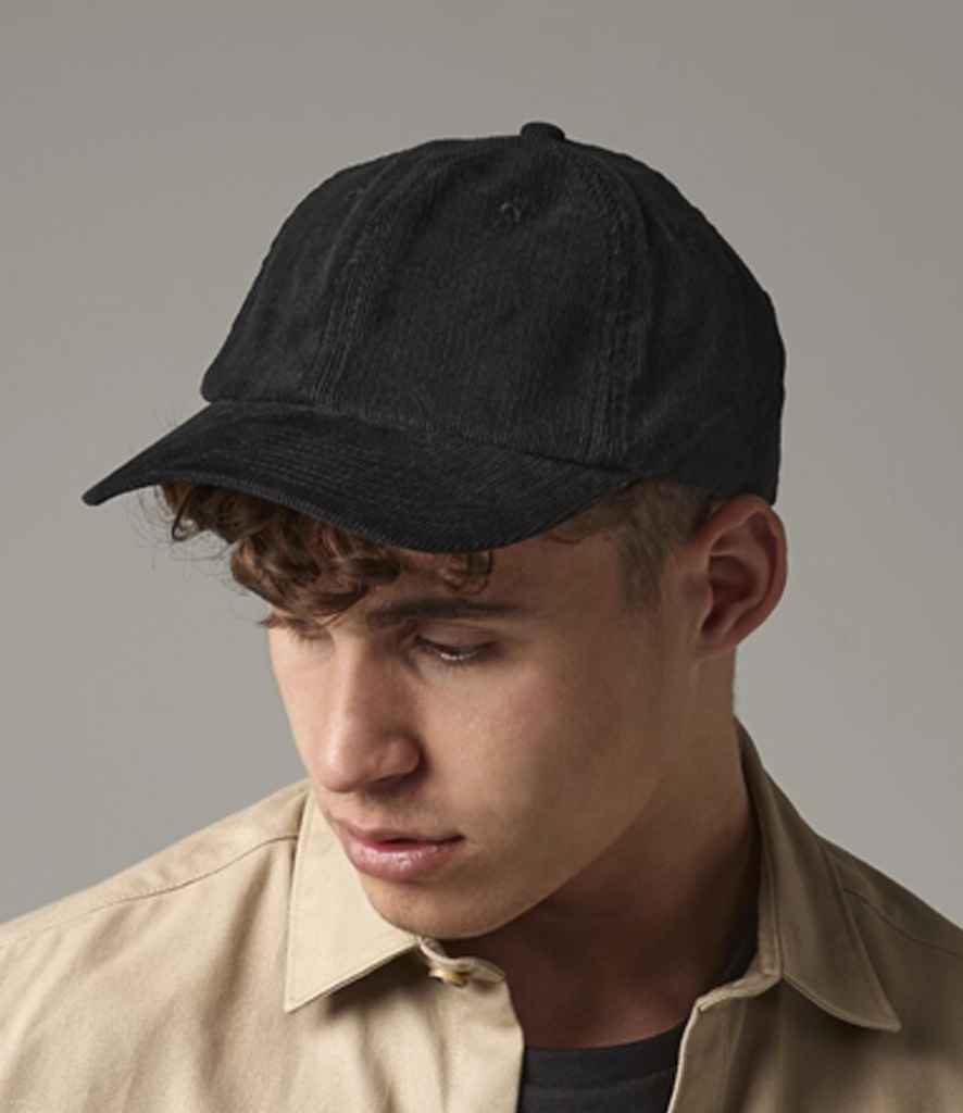 Beechfield Heritage Cord Cap | Black