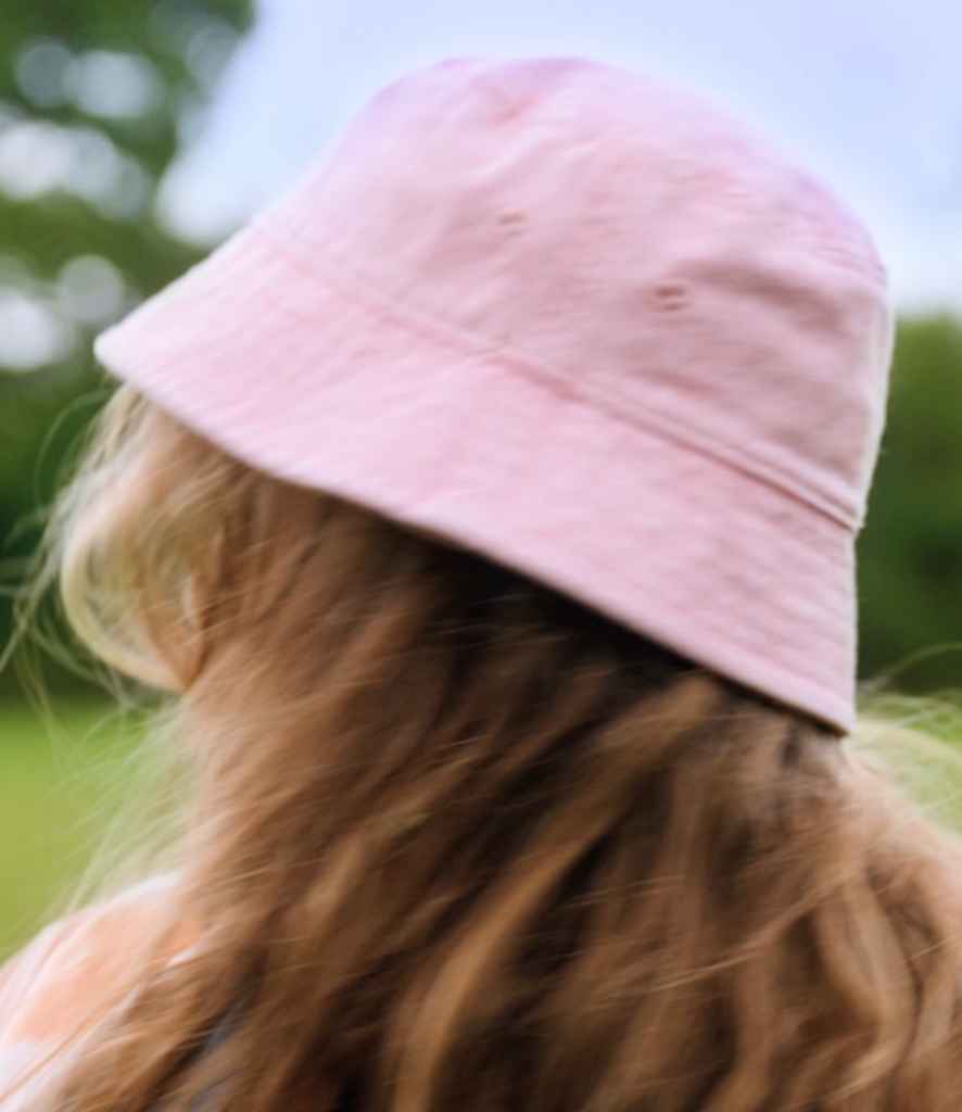 Beechfield Junior Vintage Bucket Hat | Vintage Dusky Pink