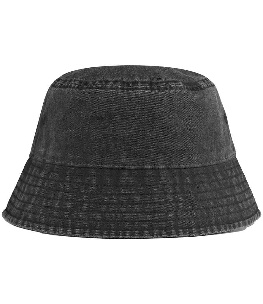 Beechfield Vintage Bucket Hat | Vintage Black