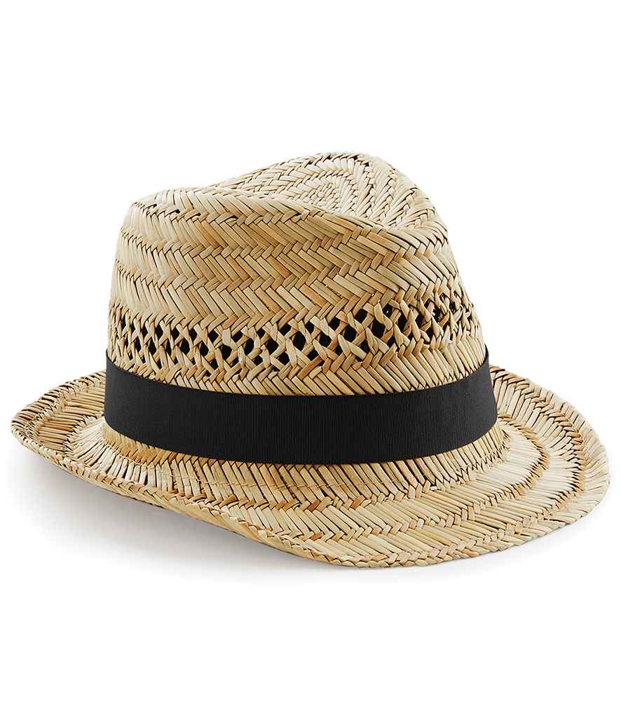 Beechfield Straw Summer Trilby | Natural