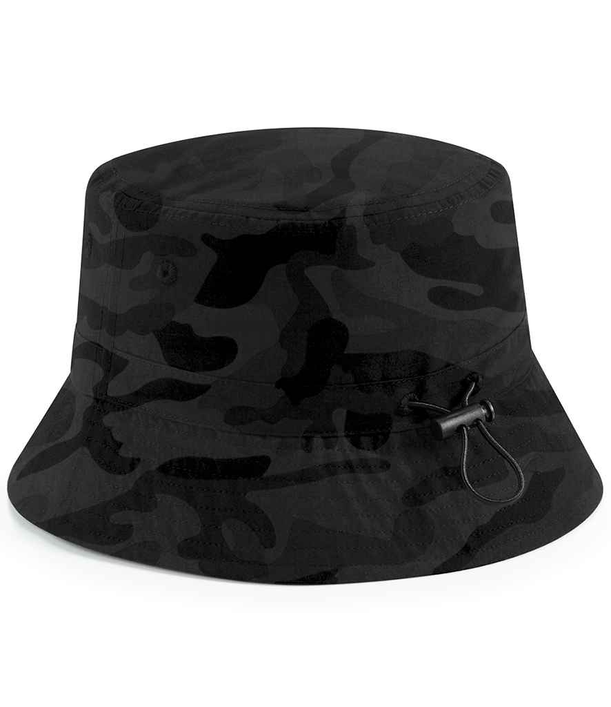 Beechfield Recycled Polyester Bucket Hat | Midnight Camo