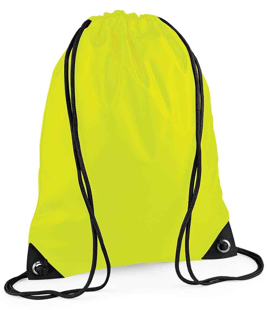 BagBase Premium Gymsac | Fluorescent Yellow