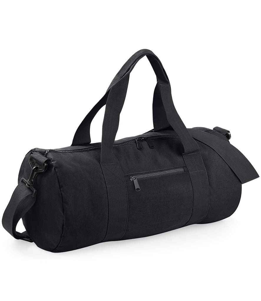 BagBase Original Barrel Bag | Black/Black