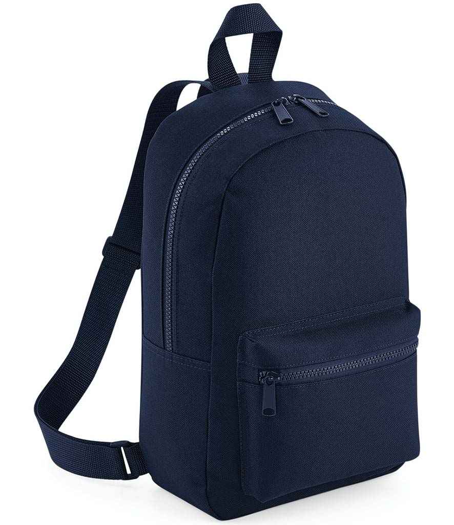 BagBase Mini Essential Fashion Backpack | French Navy