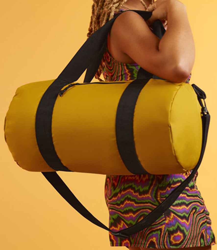 BagBase Recycled Barrel Bag | Mustard