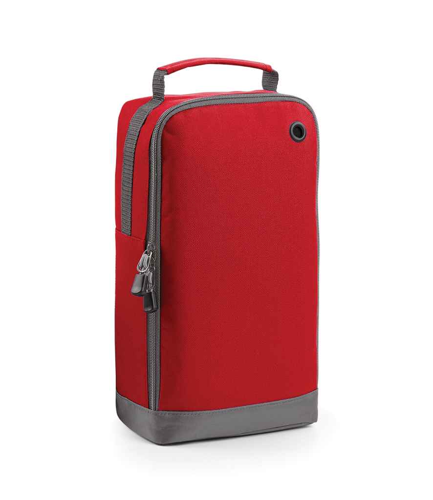 BagBase Athleisure Sports Shoe/Accessory Bag | Classic Red