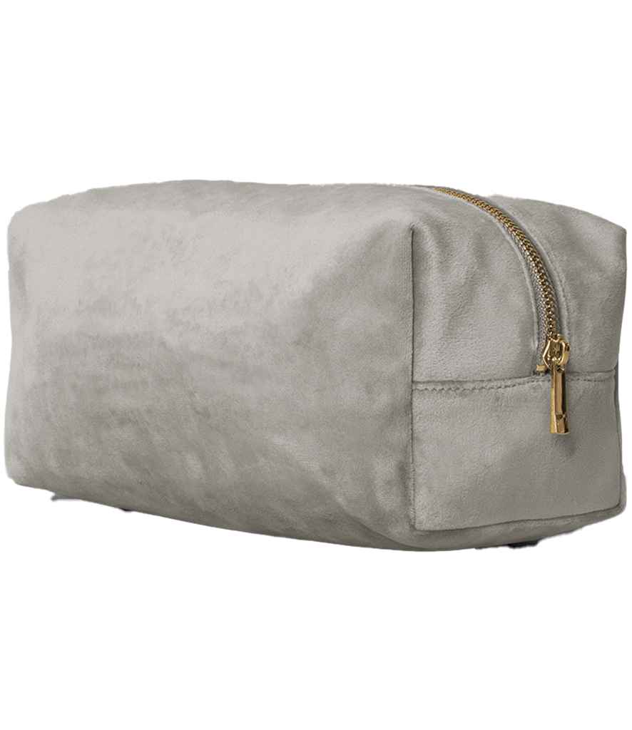 BagBase Velvet Toiletry/Accessory Case | Moonstone